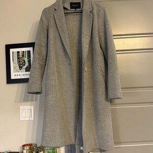Aritzia babaton Gray Trench Coat